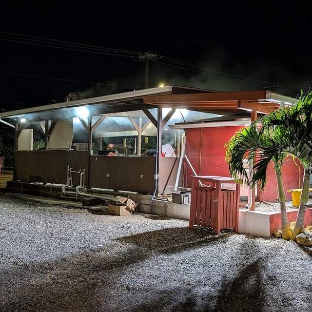 The hut at night